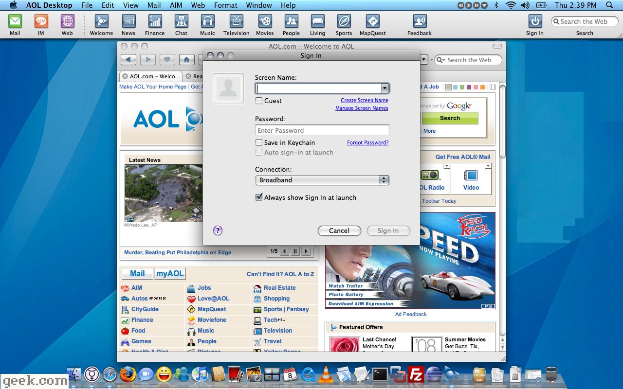aol download for mac